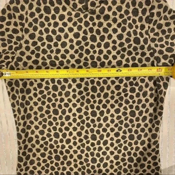 - Richard Kaplan Wool long animal print dress - Picture 6 of 12